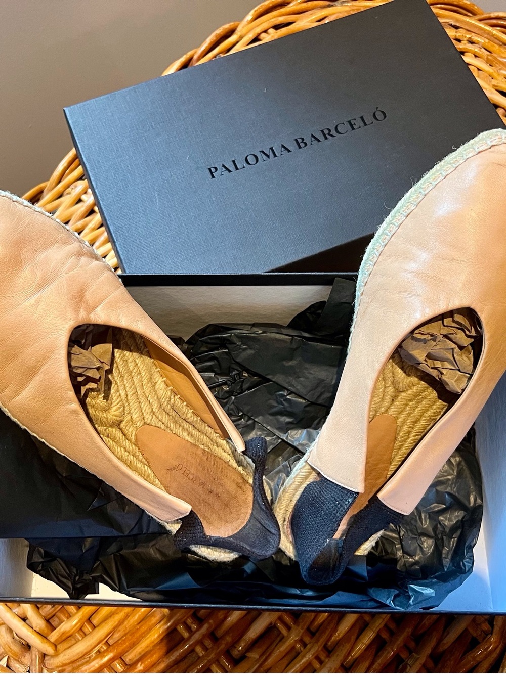 Paloma Barcelo !uxury Espadrilles - LEATHER